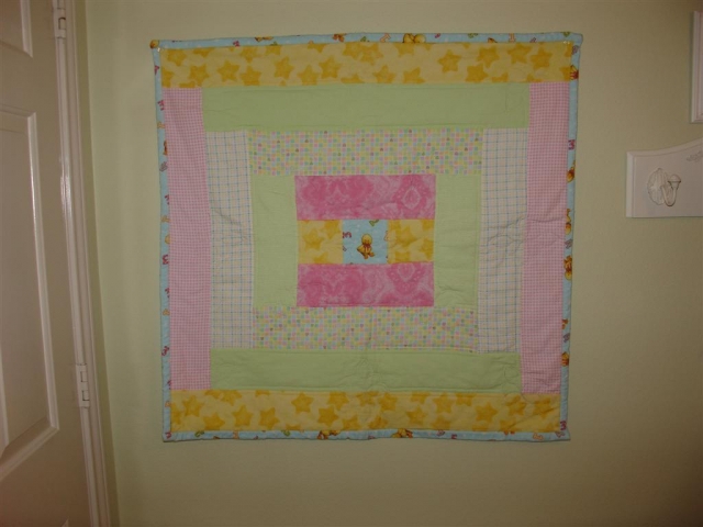 Baby flannel quilt